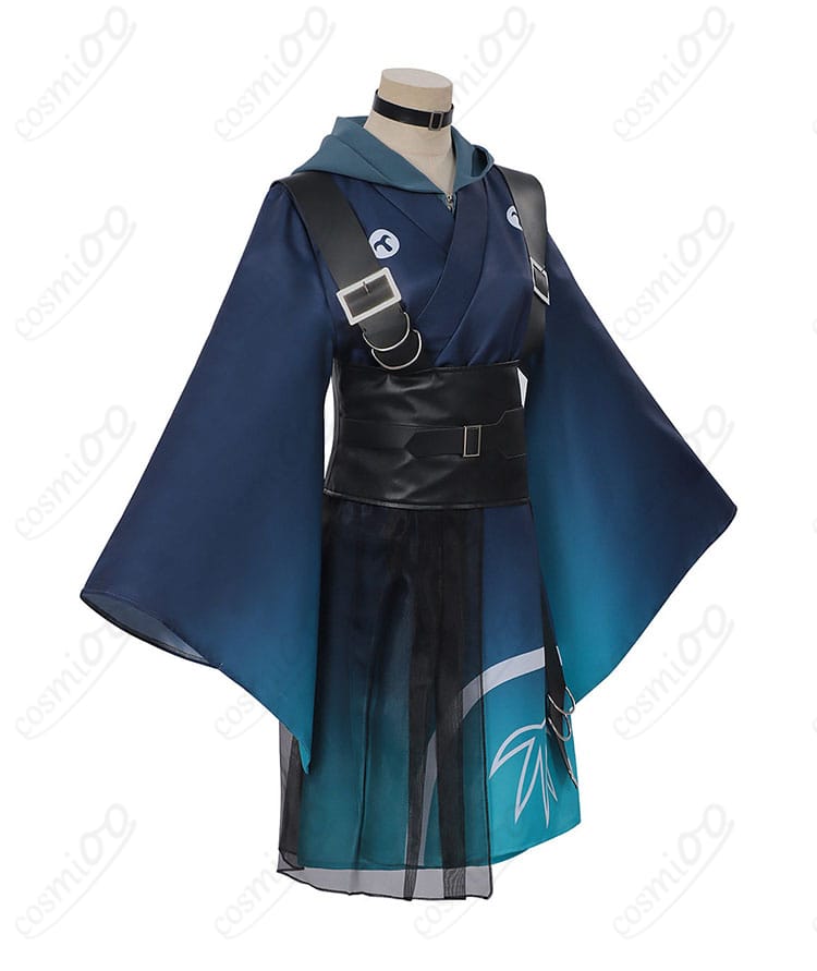 超かぐや姫!酒寄彩葉 コスプレ衣装 右側デザイン|立体感のある美しい仕上がり