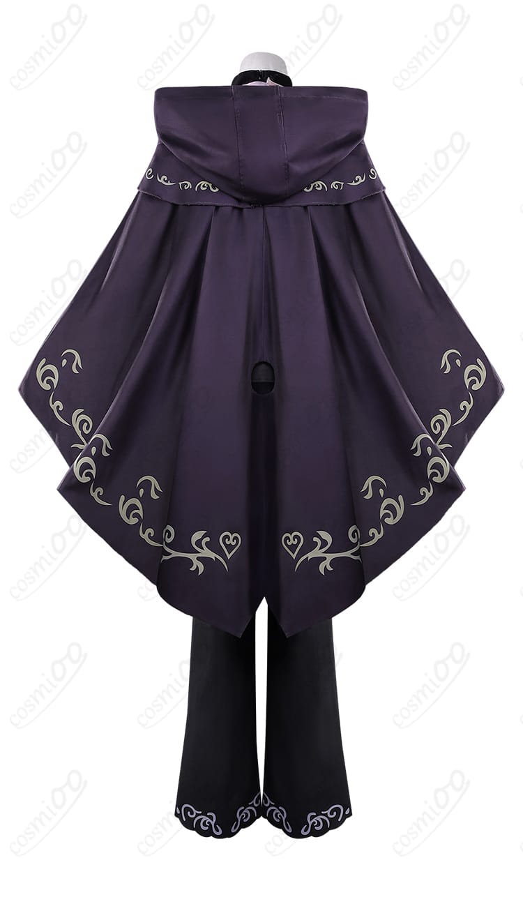 プロセカ 東雲絵名 コスプレ衣装 背面デザイン フード付きクローク再現