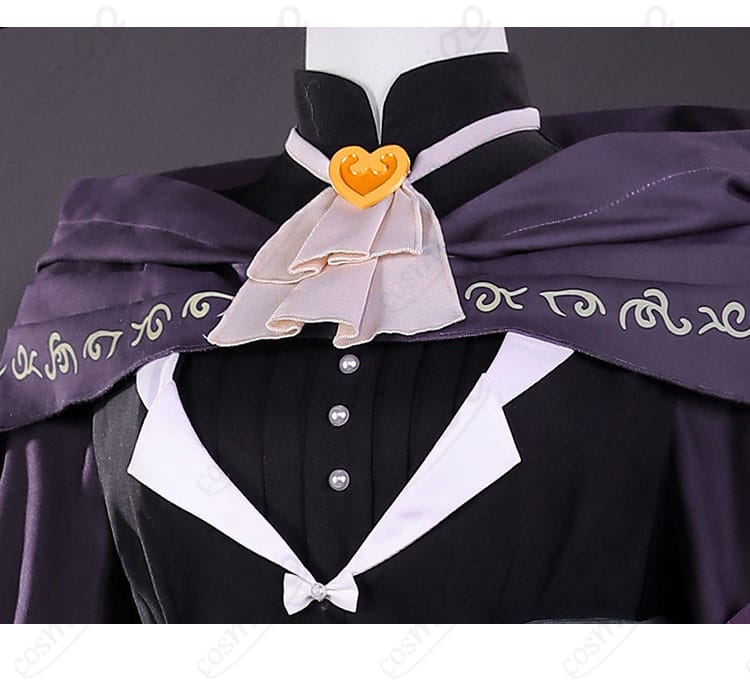 東雲絵名 シーキング・クローク 衣装 襟元装飾ディテール 高品質仕上げ