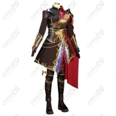 プロジェクトセカイ 青柳冬弥 シュヴァリエ・ノワール コスプレ衣装｜気品あふれる黒騎士デザイン - 1枚目の画像（サムネイル）