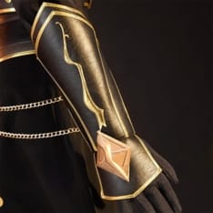 プロジェクトセカイ 青柳冬弥 シュヴァリエ・ノワール コスプレ衣装｜気品あふれる黒騎士デザイン - 5枚目の画像（サムネイル）