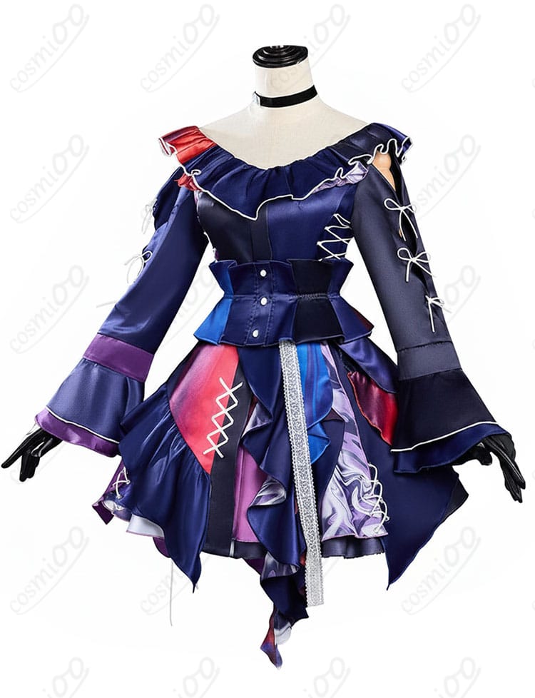 プロジェクトセカイ 暁山瑞希 コスプレ衣装 側面ビュー｜立体感のあるシルエットで写真映え