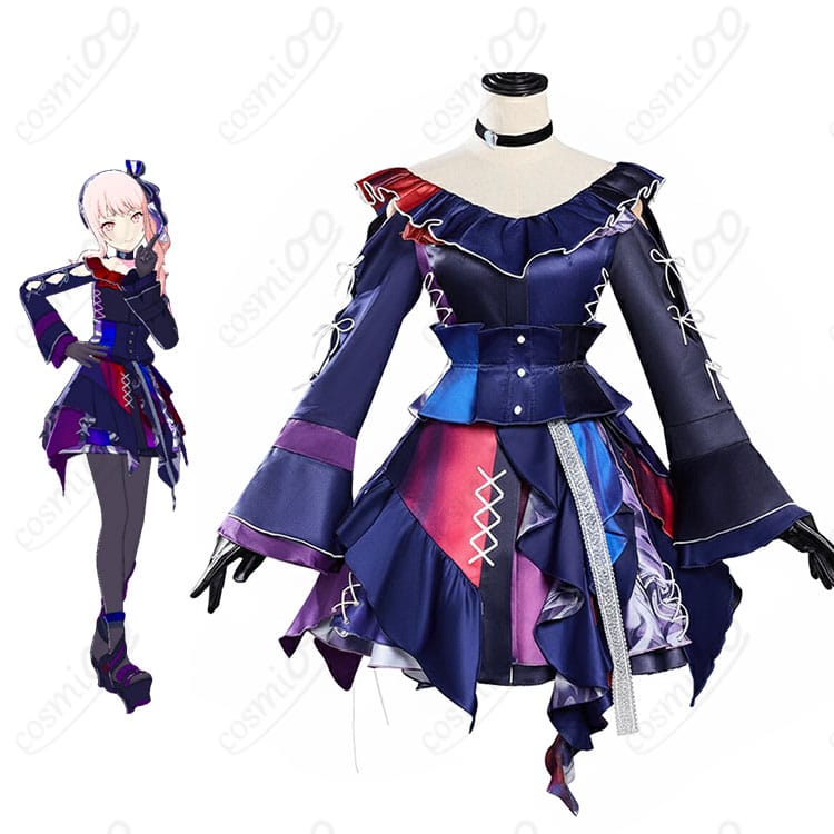 プロジェクトセカイ 暁山瑞希 knitting colors コスプレ衣装 全身イメージ｜中性的で可愛いライブ衣装を再現