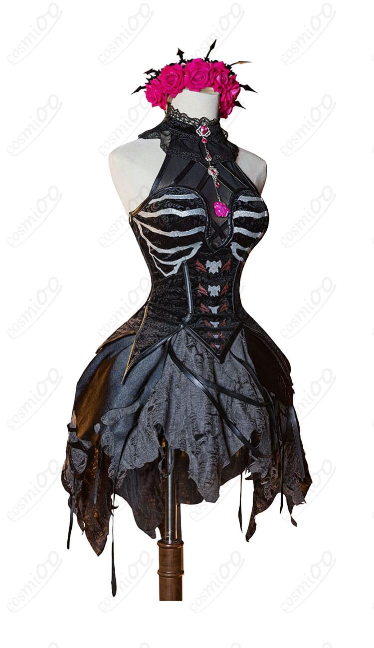 ペルソナ5X 鹿野苺 コスプレ衣装 側面ビュー|動きやすさと美しいラインを両立