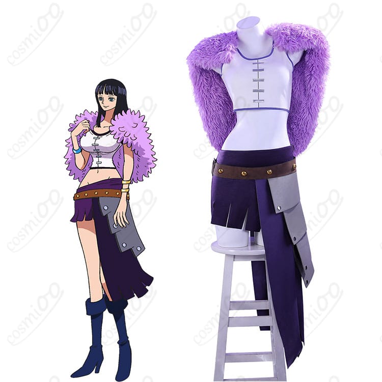 ONE PIECE ニコ・ロビン エルバフ編 コスプレ衣装 全身イメージ|知的で落ち着いた雰囲気を再現・撮影にもおすすめ