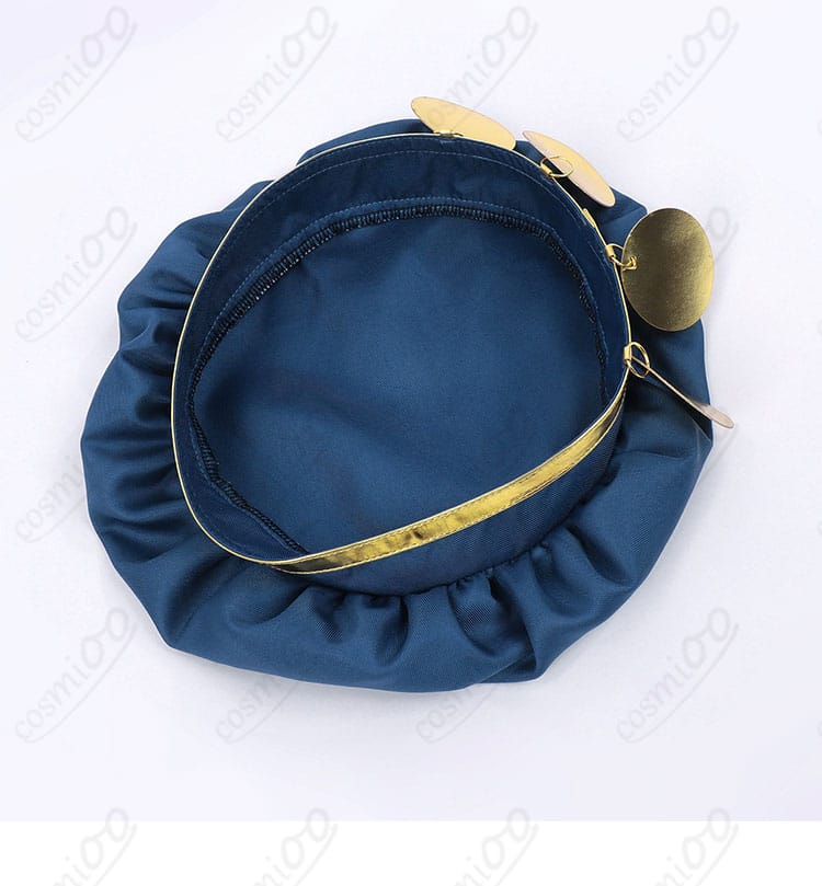 帽子内部の構造アップ。形状保持のための作りが分かる。