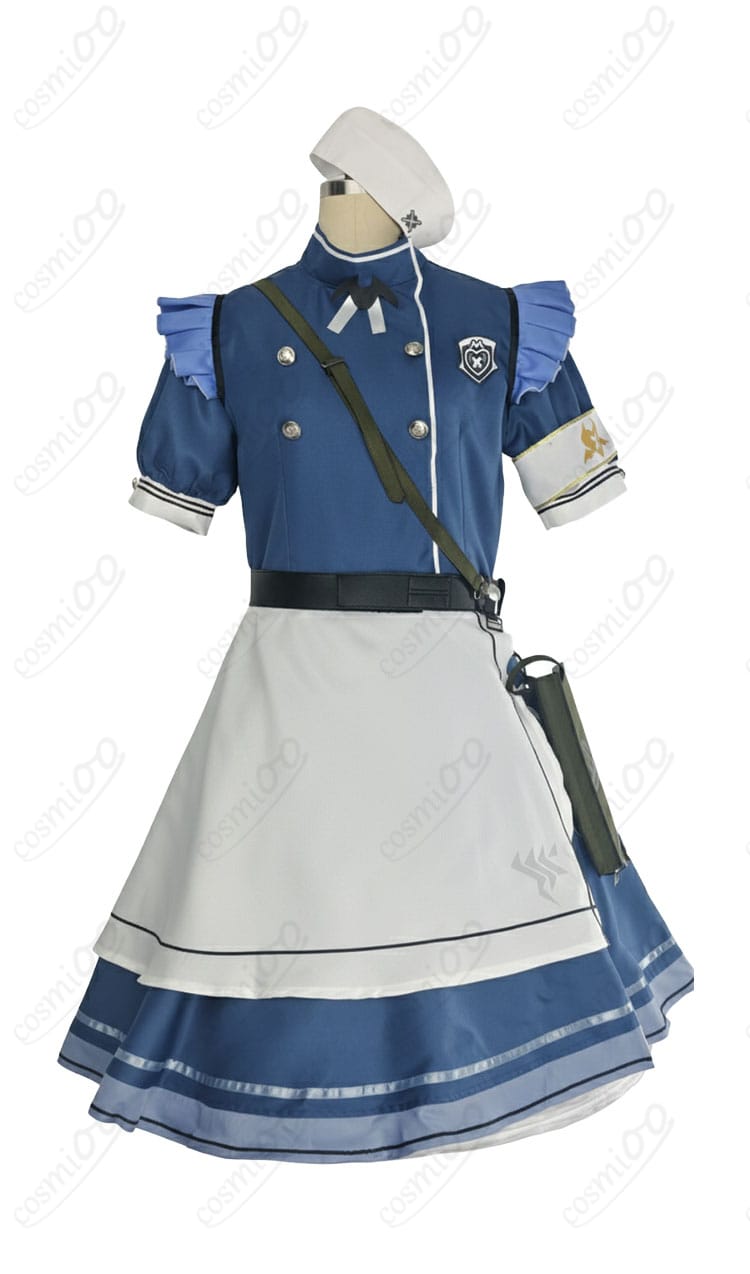 氷室セナ コスプレ衣装の正面画像。ワンピースのシルエットとベルト配置が分かるカット。