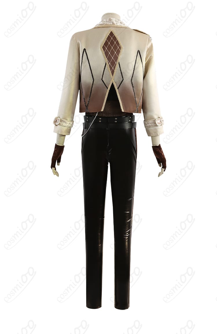 COSMIOO あんさんぶるスターズ!! MELLOWDEARUS ステージ衣装の背面カット。コートの落ち感と装飾配置、全体バランスを確認。