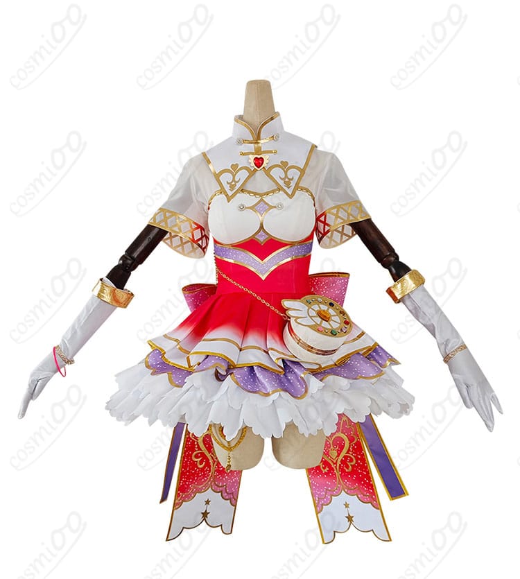 衣装の正面全体図｜つけ襟とトップス、ワンピースのシルエットが分かるラブライブ！西木野真姫 お化粧の魔法編 衣装