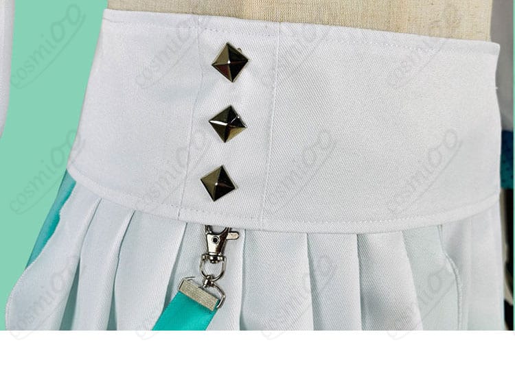 浅倉透『つづく、』衣装 スカート裾の装飾とヘムラインのディテール