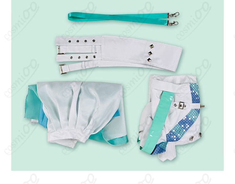 浅倉透『つづく、』衣装 セット内容（トップス・スカート・コルセットベルト・腰飾り）の展示