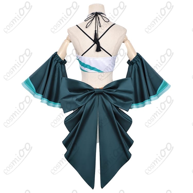 和風ショート×帯リボン コスプレ衣装｜軽やか薄手、再現しやすいセットで夏イベントに - 3枚目の画像