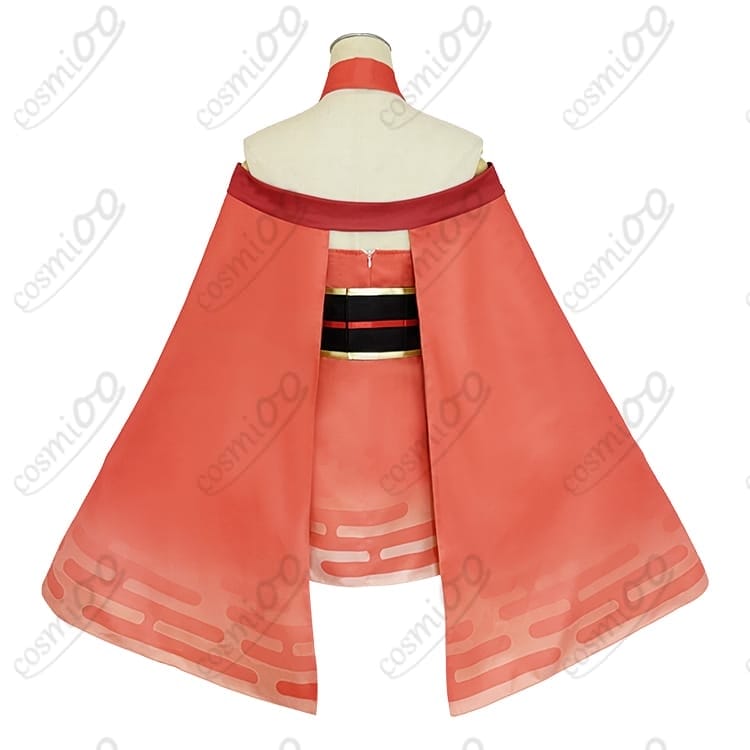 かぐや姫モチーフ 和装コスプレ衣装｜ワンピース+コルセット+髪飾りの4点セット - 3枚目の画像