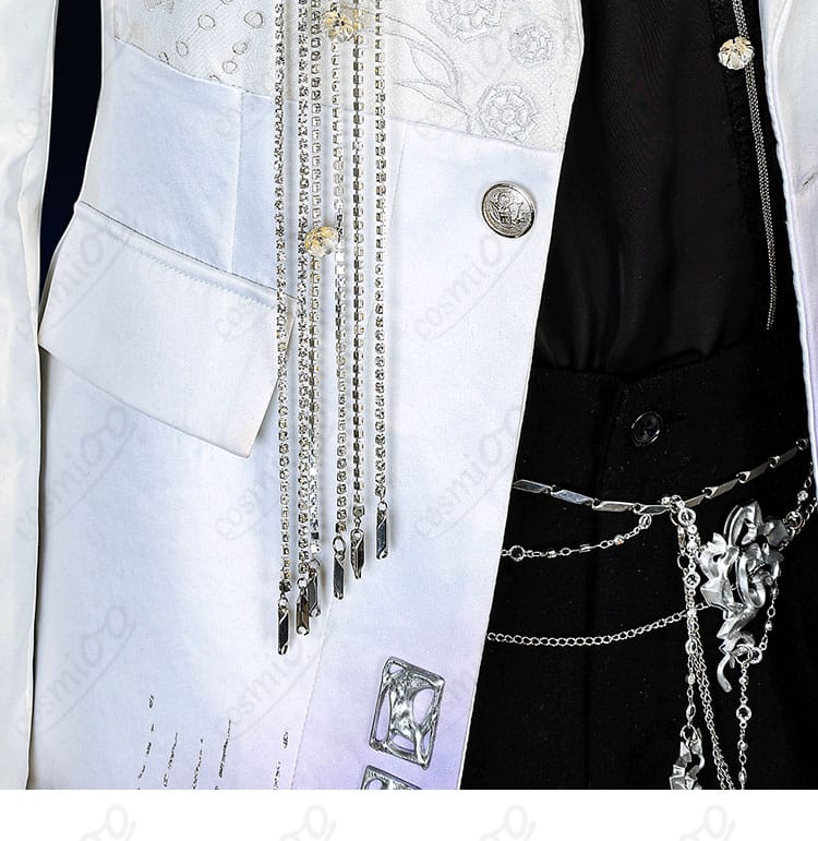 前立て部分のディテール。開閉部の作りとステッチワークを確認できるクローズアップ。