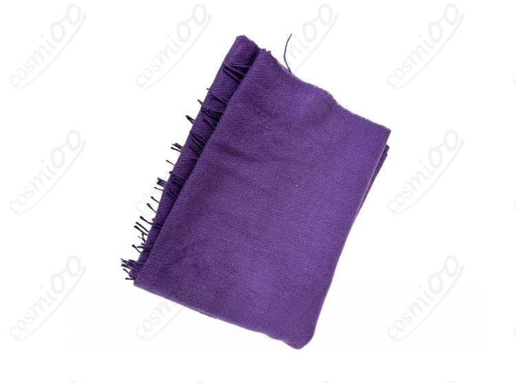 セイバー私服(冬)コスプレのマフラー質感と編地のアップ画像