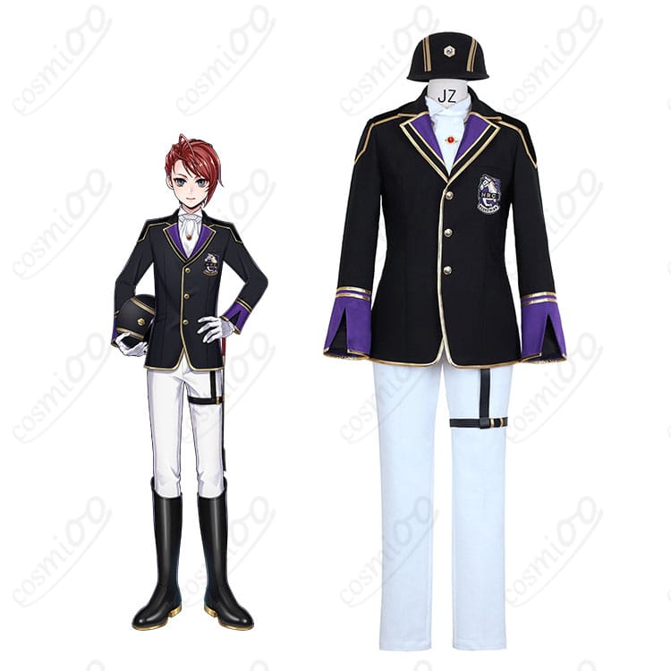 モデルが着用したリドル・ローズハート クラブ・ウェア一式の全身イメージ