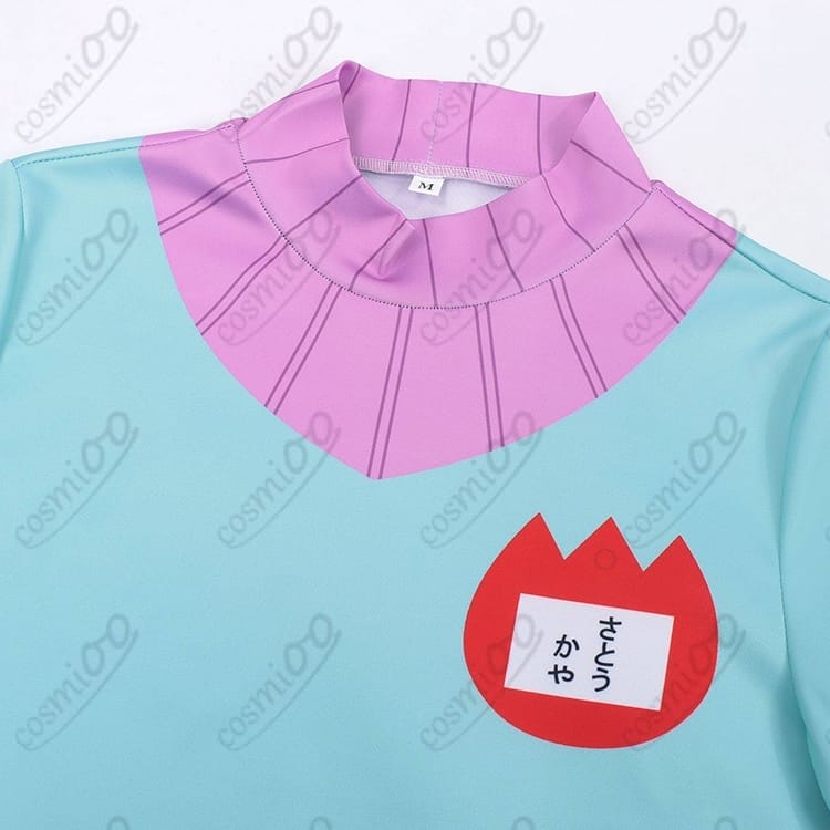 カヤちゃんはコワくない カヤ ブルーパーカー｜薄手で通気性◎、普段使いもできる快適コスプレ - 4枚目の画像