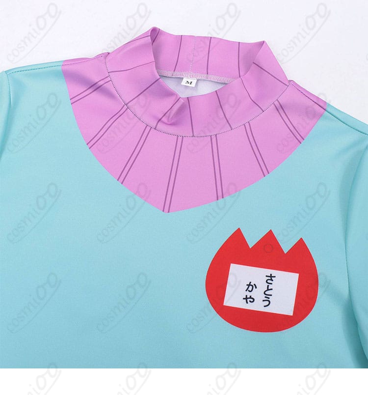 ブルーパーカーの襟元・フード周りの装飾ディテール