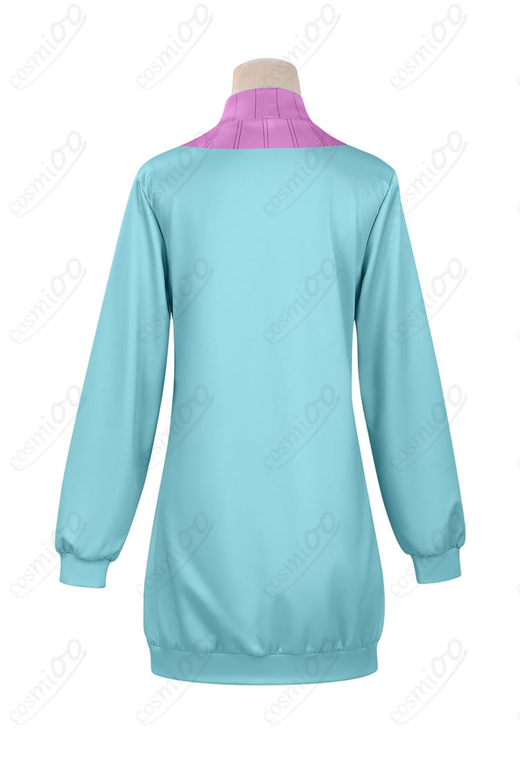 カヤのブルーパーカー衣装 背面全体が分かる商品画像