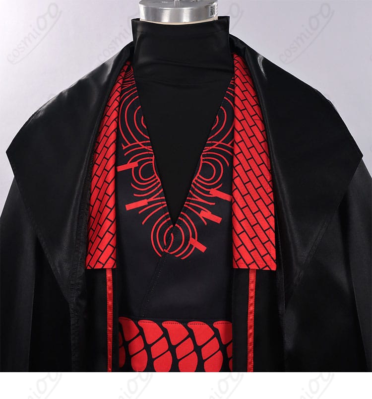 衣襟の装飾ディテール(折り返しと縁取りの仕立て)