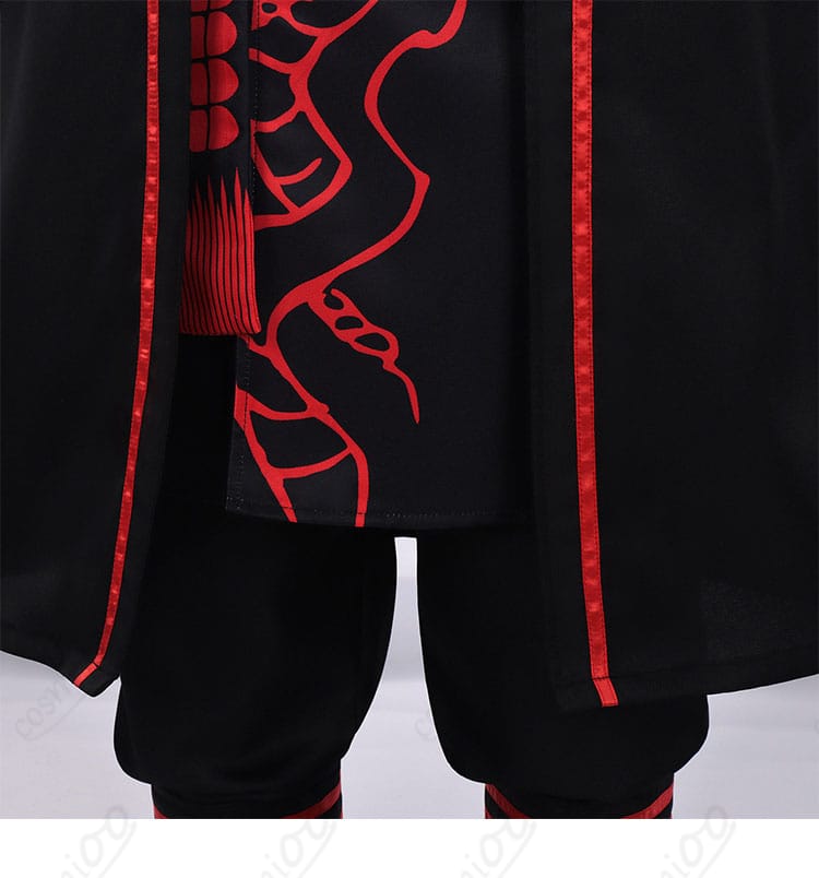 裾装飾ディテール(ストライプとパイピング)