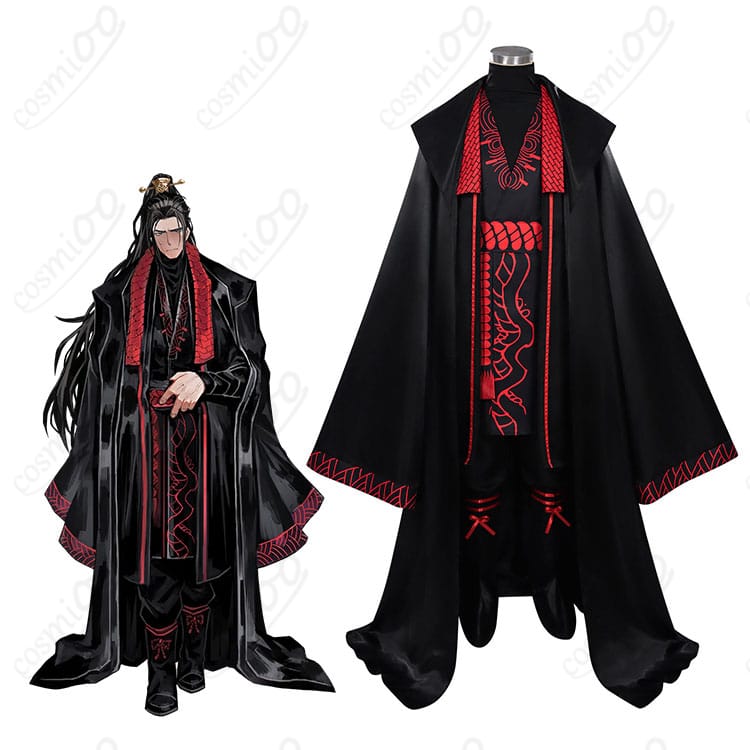 モデルが着用したリンバス・カンパニー ジア・チォウのフルセット衣装全身イメージ