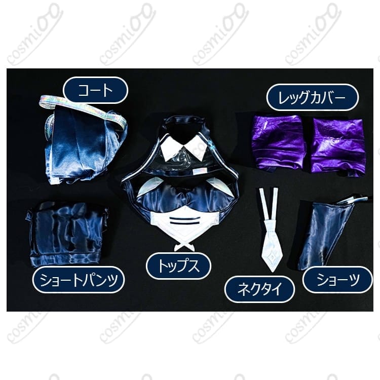 アズールレーン ニュージャージー ブラック・プレリュード コスプレ衣装｜高再現・美シルエットで撮影映え - 5枚目の画像