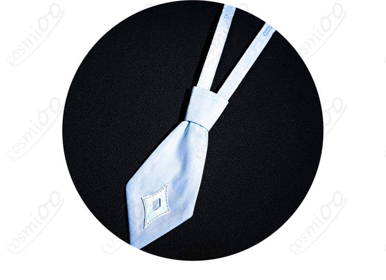 ネクタイの色味・長さ・結び位置ディテール