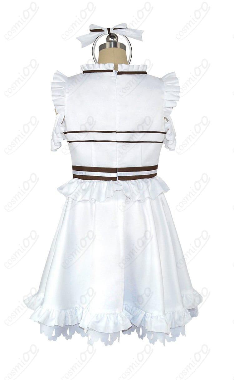 国木田花丸『夜景をあなたと』コスプレ衣装の背面全体。背中側のラインとスカートの広がりが分かる画像