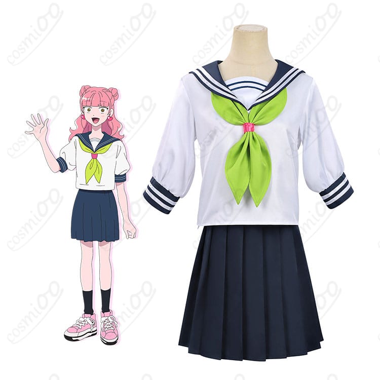 正反対な君と僕 鈴木みゆ 学園制服コスを着用した全身イメージ