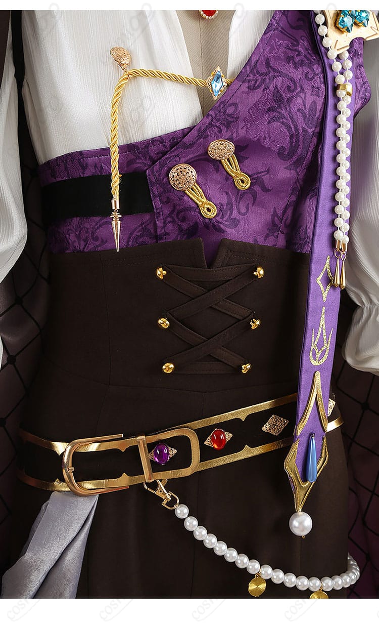 衣襟（ラペル）周りの装飾・パイピング・ステッチ詳細