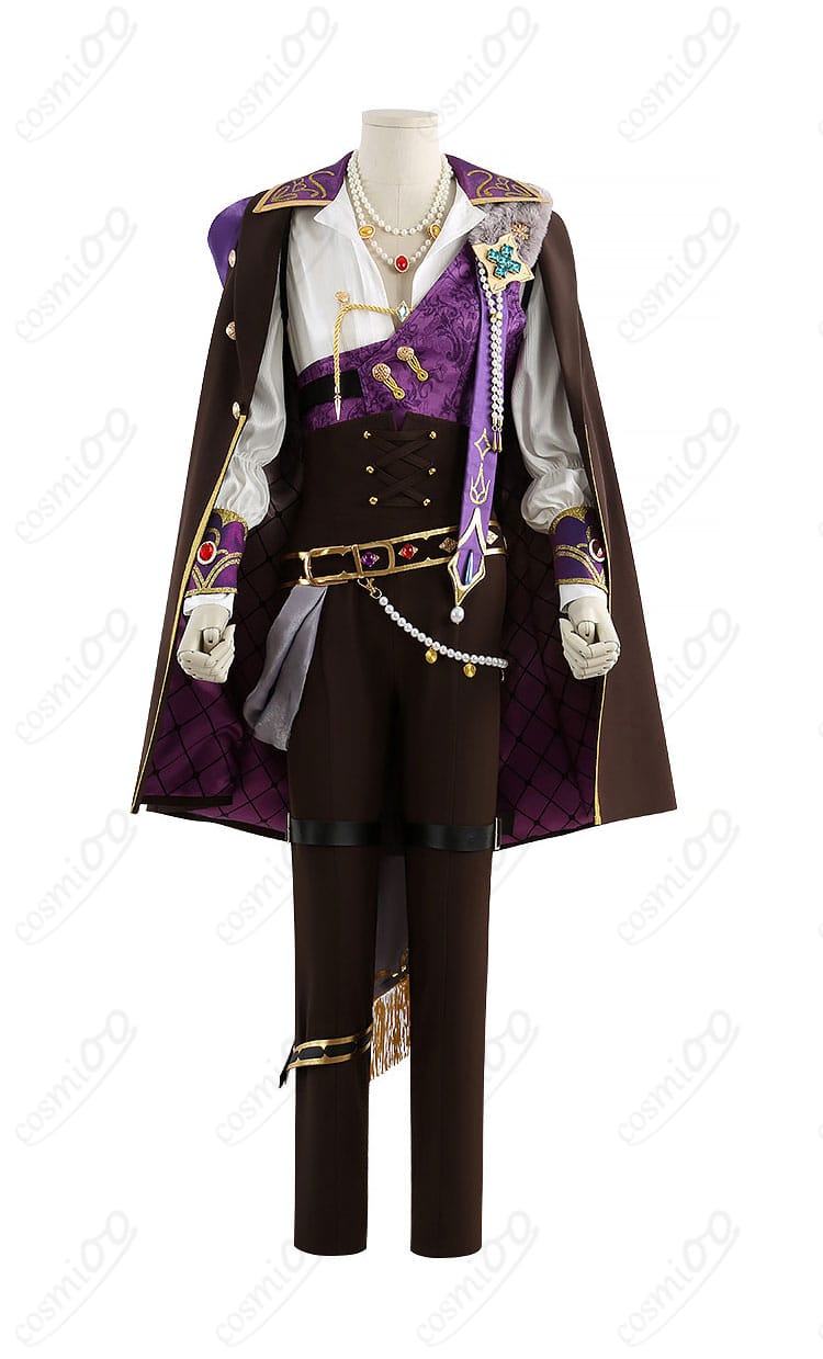 ロイヤルフラッシュ衣装のコート・ベスト・シャツ正面ディスプレイ