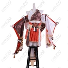 ホロライブ 百鬼あやめ 7周年記念 天女繚華 花吹雪 衣装｜高発色で華やか、撮影・イベントで映える一着 - 1枚目の画像（サムネイル）