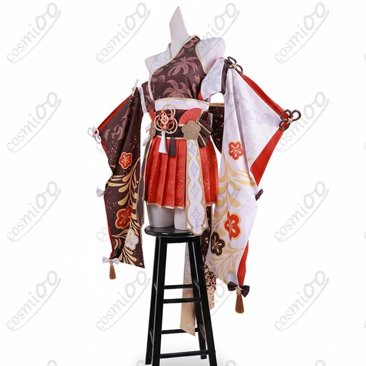 ホロライブ 百鬼あやめ 7周年記念 天女繚華 花吹雪 衣装｜高発色で華やか、撮影・イベントで映える一着 - 3枚目の画像