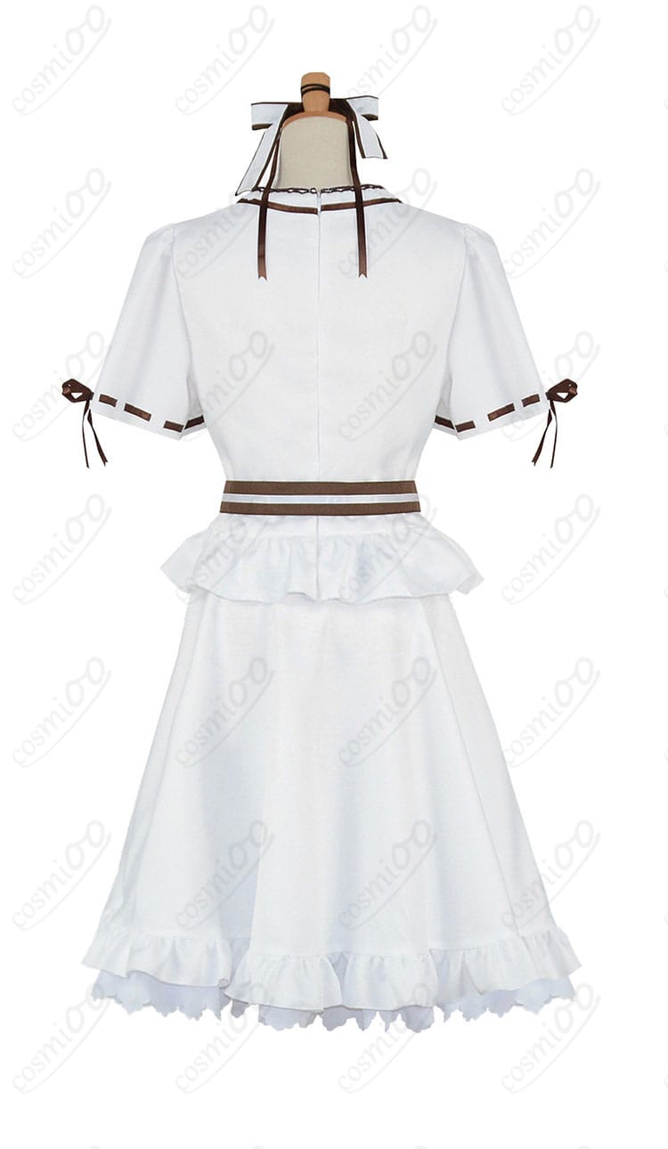 松浦果南 夢の舞台覚醒後コスプレ衣装の側面。ウエストラインとスカートのボリューム感を確認できる写真。