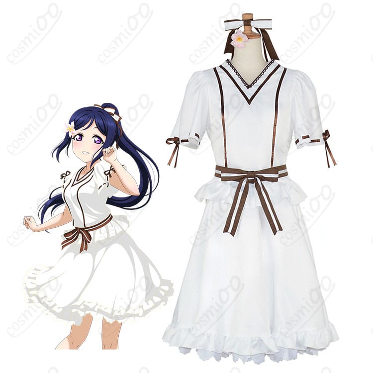 松浦果南「夢の舞台」覚醒後衣装を着用した全身イメージ。爽やかな配色と装飾が映える着用例。