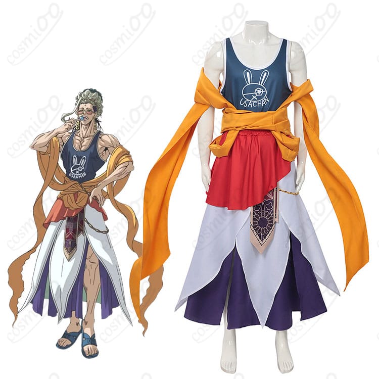 終末のワルキューレ 釈迦 コスプレ衣装をモデルが着用した全身イメージ