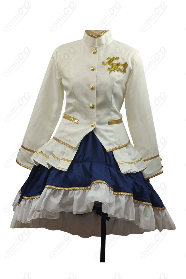 キングヘイロー 勝負服コスプレの正面スタイルと配色が分かる商品写真