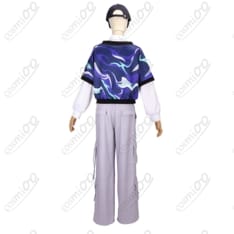 にじさんじ 花籠つばさ デフォルト衣装コスプレ 高再現で映えるクール&サイバーな一式 - 2枚目の画像（サムネイル）