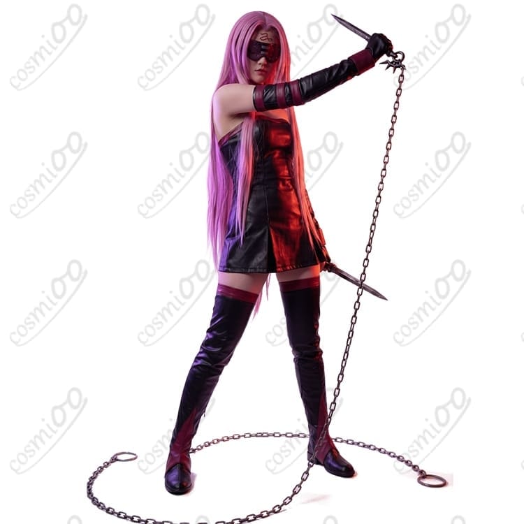 Fate/Grand Order メドゥーサ（ライダー）第一再臨 高再現コスプレ衣装｜光沢PUで美シルエット - 3枚目の画像