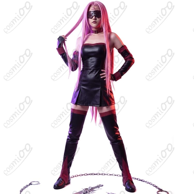 Fate/Grand Order メドゥーサ（ライダー）第一再臨 高再現コスプレ衣装｜光沢PUで美シルエット - 2枚目の画像