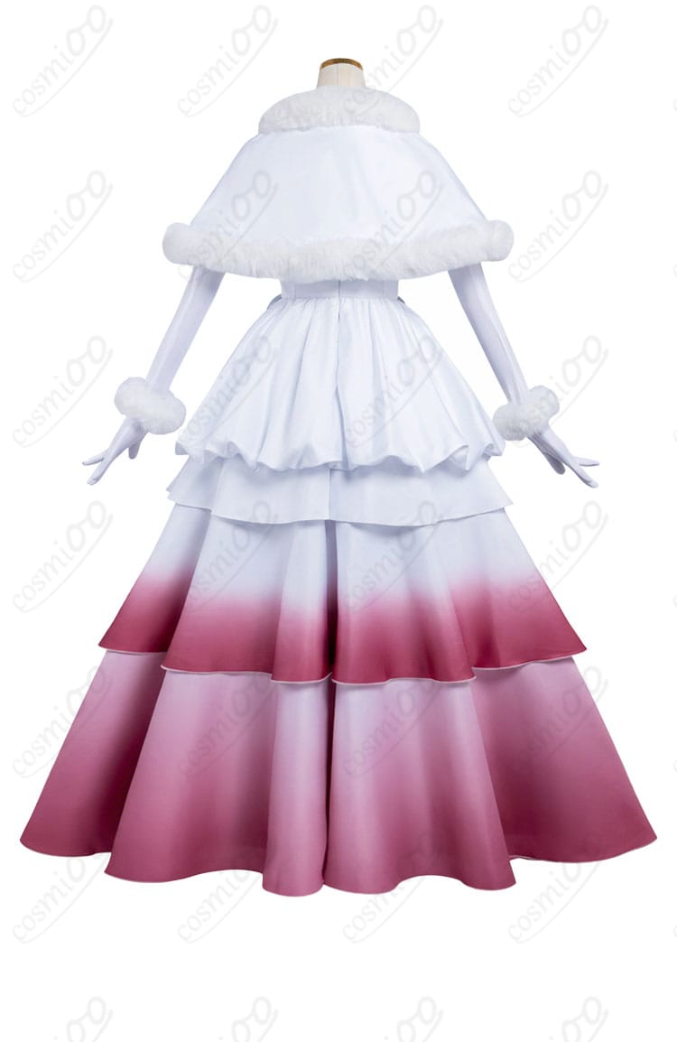 第五人格 血の女王マリー コスプレドレスの背面全体カット