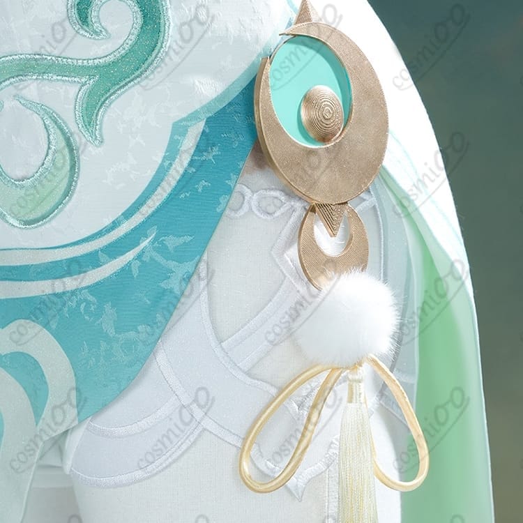 原神 コスプレ衣装 上品でクールなコートドレス｜神の目・装飾完備で撮影映えと着心地を両立 - 4枚目の画像
