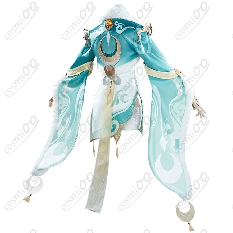 原神 コスプレ衣装 上品でクールなコートドレス｜神の目・装飾完備で撮影映えと着心地を両立 - 2枚目の画像