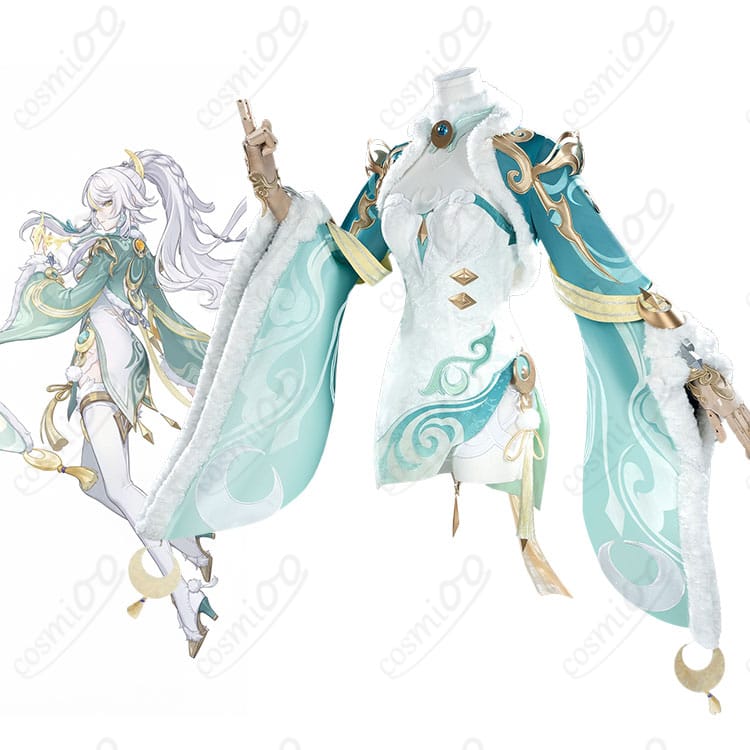 原神コスプレ衣装の全身コーデ例とコート×ワンピースの着用イメージ