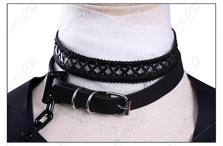 チョーカー・首飾りの細部と金具ディテール