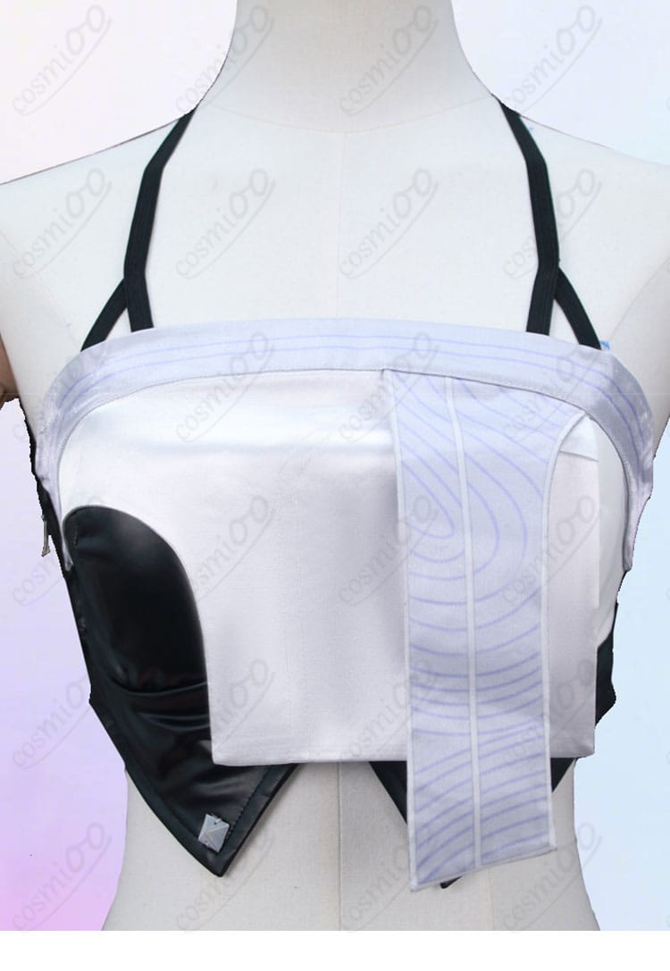 上衣全体の装飾レイアウトと素材の切替表現