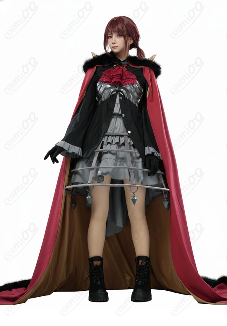 モデルが着用した井芹仁菜 RPG風コスの正面全身コーデ