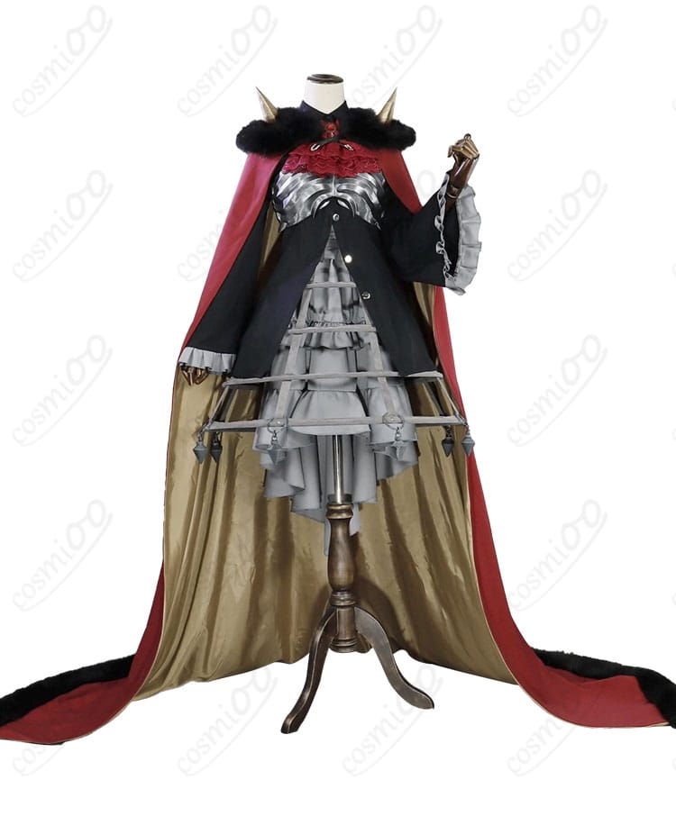 井芹仁菜 RPG風コスプレ衣装のコート・ワンピース正面ディスプレイ