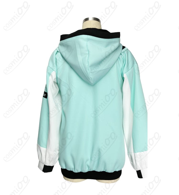 才羽モモイ／才羽ミドリ 防寒コートの背面全体画像